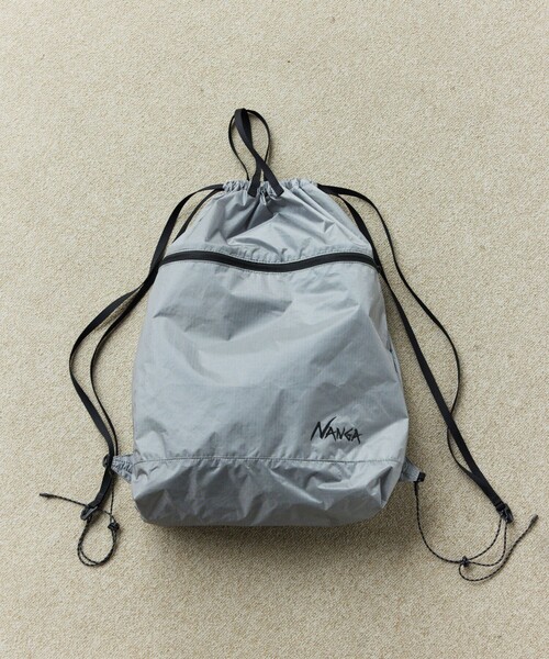 NANGA（ナンガ）の「NANGA/ナンガ Fibermax TUL KNAPSACK ナップサック（バックパック/リュック・メンズ・グレー/ブラック/イエロー・ONE SIZE）」の5枚目の写真