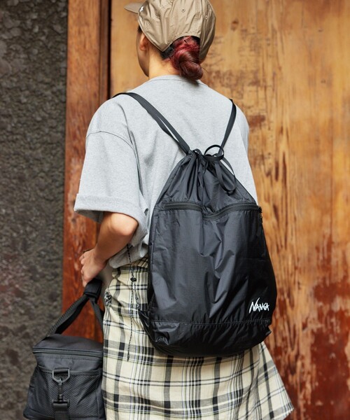 NANGA（ナンガ）の「NANGA/ナンガ Fibermax TUL KNAPSACK ナップサック（バックパック/リュック・メンズ・グレー/ブラック/イエロー・ONE SIZE）」の10枚目の写真
