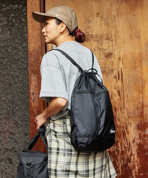 NANGA（ナンガ）の「NANGA/ナンガ Fibermax TUL KNAPSACK ナップサック（バックパック/リュック・メンズ・グレー/ブラック/イエロー・ONE SIZE）」の11枚目の写真