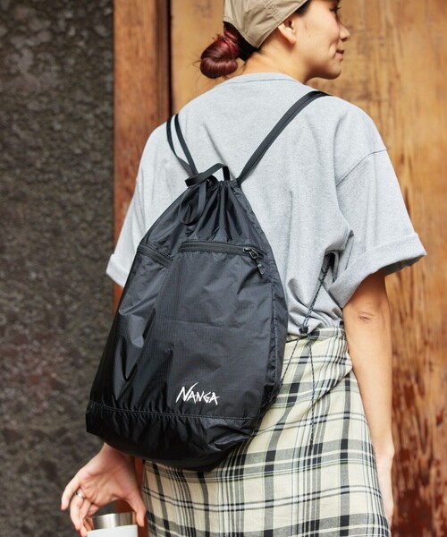 NANGA（ナンガ）の「NANGA/ナンガ Fibermax TUL KNAPSACK ナップサック（バックパック/リュック・メンズ・グレー/ブラック/イエロー・ONE SIZE）」の13枚目の写真