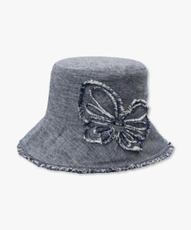 ANNA SUI | デニムバタフライクロッシェ(ハット)