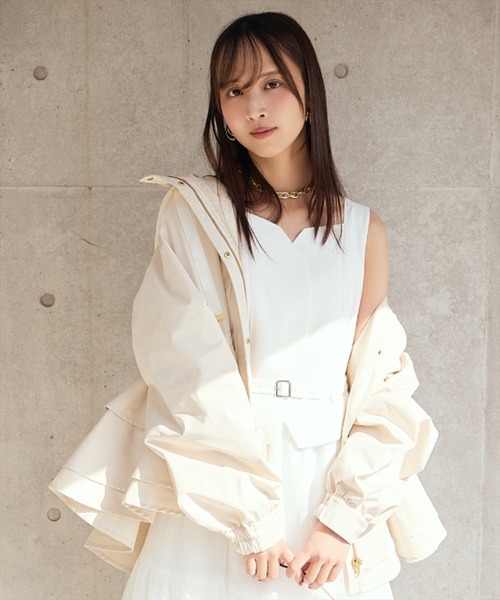 ペプラムマウンテンパーカー（マウンテンパーカー）｜AND COUTURE 
