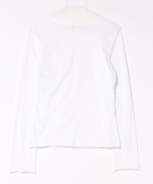 ammy.(エイミードット)の「【 ammy. / エイミードット 】 シアースラブ調 ベーシック ロンT(Tシャツ/カットソー・レディース・ブラック/ブルー/ホワイト/ピンク・FREE)」の22枚目の写真