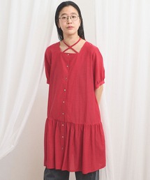 fig Ｌondon | CottonCupra lawn mini dress(ワンピース)