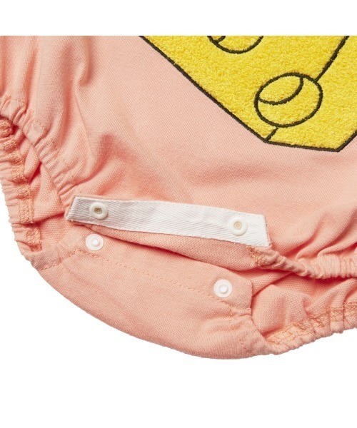 Tom＆Jerry（トムアンドジェリー）の「TOM＆JERRY トム＆ジェリー 半袖ボディスーツ ドッカン サガラ（ロンパース・キッズ・オレンジ・70cm/80ｃｍ）」の5枚目の写真