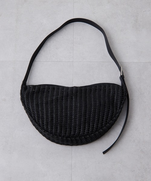 COLLAGE GALLARDAGALANTE（コラージュガリャルダガランテ）の「PAPILLONNER/ラウンドメッシュショルダーバッグ（ショルダーバッグ・レディース・アイボリー/ブラック・FREE）」の11枚目の写真