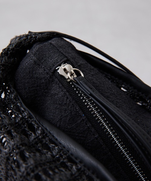COLLAGE GALLARDAGALANTE（コラージュガリャルダガランテ）の「PAPILLONNER/ラウンドメッシュショルダーバッグ（ショルダーバッグ・レディース・アイボリー/ブラック・FREE）」の17枚目の写真