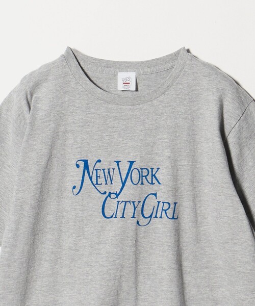 6(ロク)の「<6(ROKU)>NEW YORK CITY GIRL GRAY Tシャツ(Tシャツ/カットソー・レディース・グレー系・L/S)」の5枚目の写真