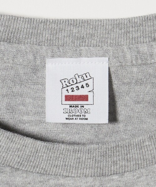 6(ロク)の「<6(ROKU)>NEW YORK CITY GIRL GRAY Tシャツ(Tシャツ/カットソー・レディース・グレー系・L/S)」の9枚目の写真