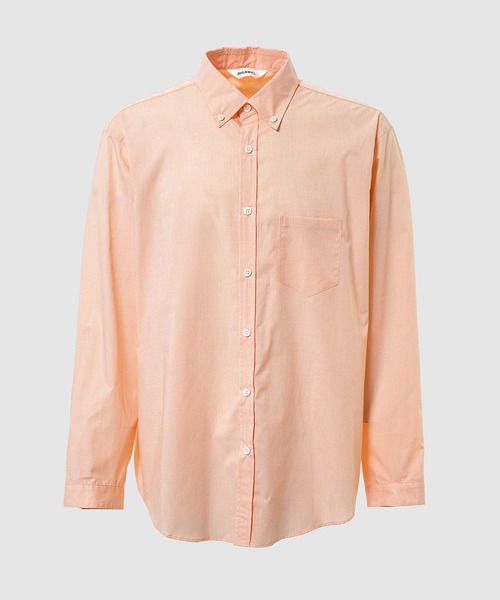 DIGAWEL（ディガウェル）の「Buttondown shirt（シャツ/ブラウス・メンズ・オレンジ/ブラック/ブルー・2）」の3枚目の写真