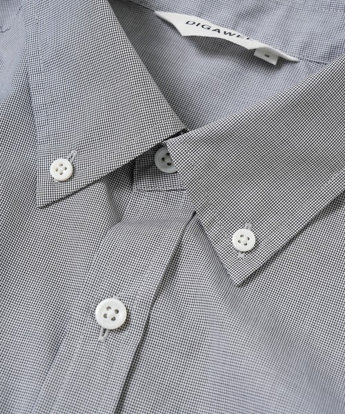 DIGAWEL（ディガウェル）の「Buttondown shirt（シャツ/ブラウス・メンズ・オレンジ/ブラック/ブルー・2）」の5枚目の写真