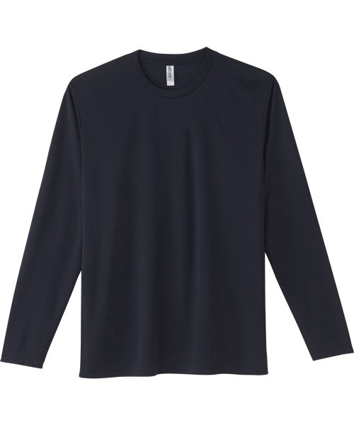 BACKYARD FAMILY(バックヤードファミリー)の「3.5オンス インターロック ドライ長袖Tシャツ 3L(Tシャツ/カットソー・メンズ・ネイビー/ダークグレー/ブラック・FREE)」の3枚目の写真