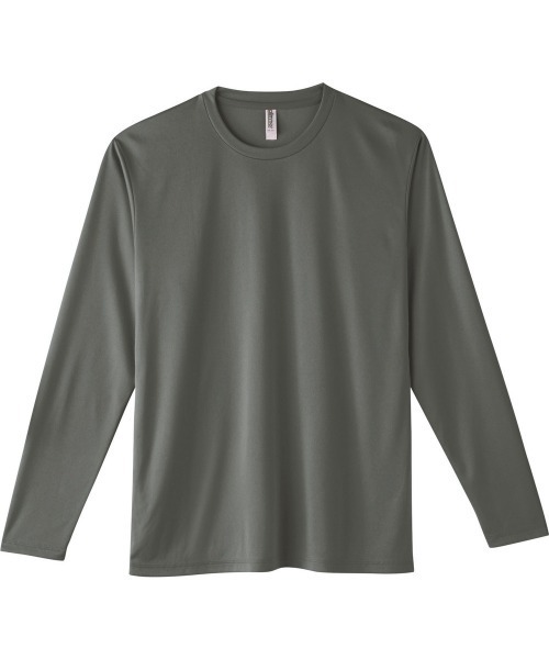 BACKYARD FAMILY(バックヤードファミリー)の「3.5オンス インターロック ドライ長袖Tシャツ 3L(Tシャツ/カットソー・メンズ・ネイビー/ダークグレー/ブラック・FREE)」の2枚目の写真