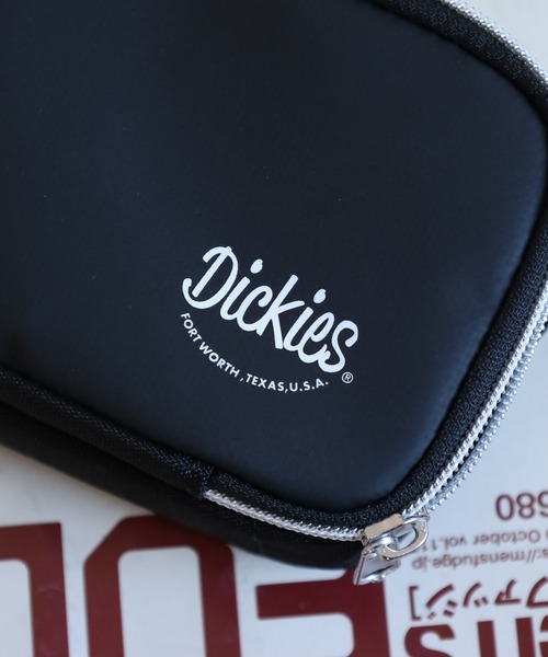 Dickies（ディッキーズ）の「Dickiesﾎﾟﾘｽﾏｲﾙﾛｺﾞ多機能ﾎﾟｰﾁ（ポーチ・メンズ・ブラック・FREE）」の4枚目の写真