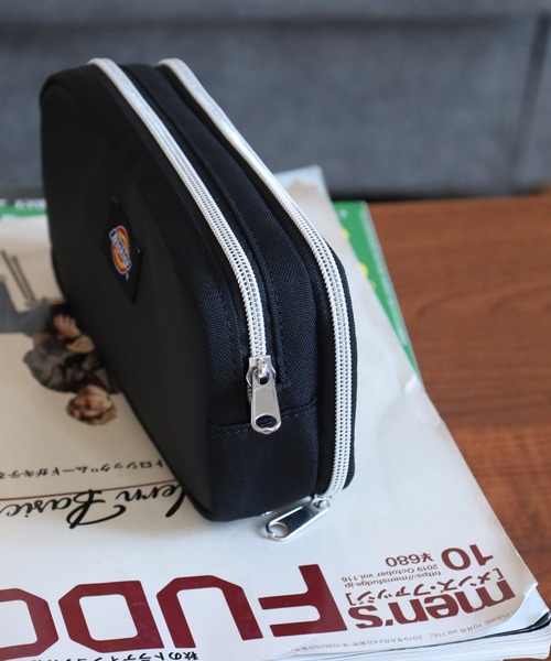 Dickies（ディッキーズ）の「Dickiesﾎﾟﾘｽﾏｲﾙﾛｺﾞ多機能ﾎﾟｰﾁ（ポーチ・メンズ・ブラック・FREE）」の8枚目の写真