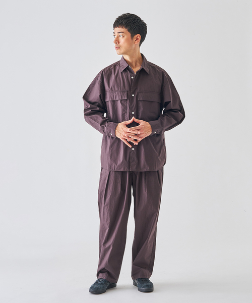 EDIFICE（エディフィス）の「タイプライター イージー パンツ（スラックス・メンズ・ブラウン/グリーン・MEDIUM/LARGE）」の3枚目の写真