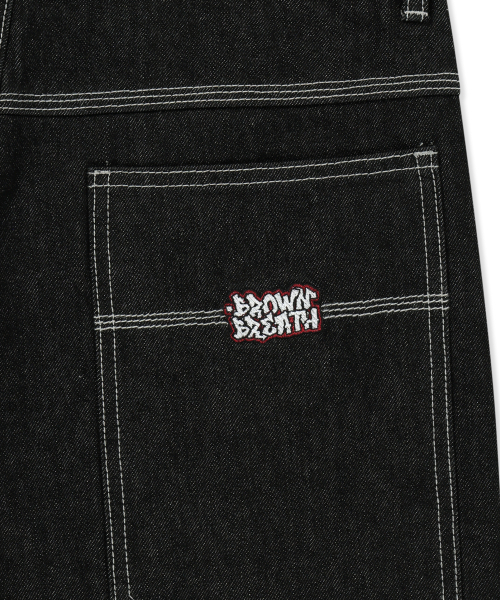 BROWNBREATH（ブラウンブレス）の「DENIM BERMUDA PANTS - BLACK（デニムパンツ・レディース・その他・SMALL/MEDIUM/LARGE/X-LARGE）」の5枚目の写真
