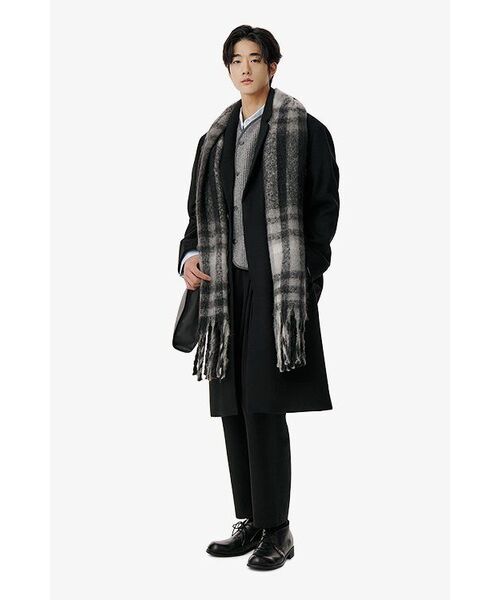 DRAW FIT（ドローフィット）の「プレミアピュアカシミヤヒドゥンシングルコート[ブラック]（チェスターコート・メンズ・その他・SMALL/LARGE/X-LARGE/MEDIUM）」の6枚目の写真