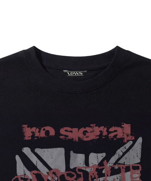 IDWS（アイドンワナセル）の「No Signal T-Shirt Black（Tシャツ/カットソー・レディース・その他・0/1/2）」の3枚目の写真