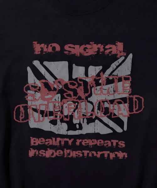 IDWS（アイドンワナセル）の「No Signal T-Shirt Black（Tシャツ/カットソー・レディース・その他・0/1/2）」の4枚目の写真