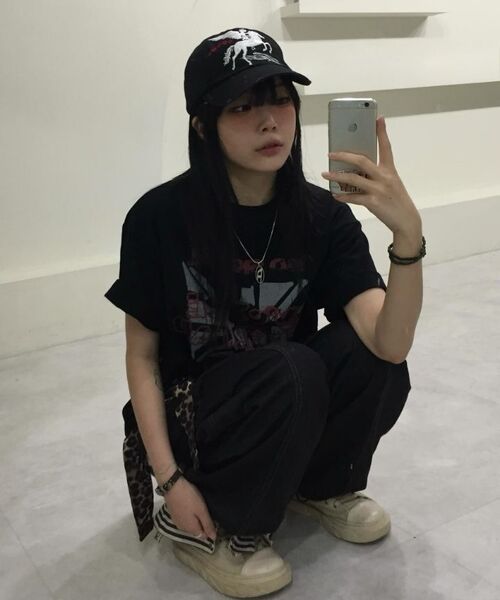IDWS（アイドンワナセル）の「No Signal T-Shirt Black（Tシャツ/カットソー・レディース・その他・0/1/2）」の11枚目の写真