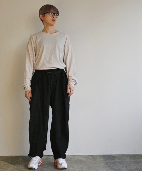 NoiR/ノアール（ノアール）の「NoiR:Pocketable pants（その他パンツ・メンズ・ブラック・M/L）」の2枚目の写真