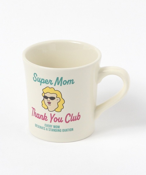niko and...（ニコアンド）の「【Super Mom】マグカップ/容量320ml（グラス/マグカップ/タンブラー・レディース・ブルー/アイボリー・0）」の3枚目の写真