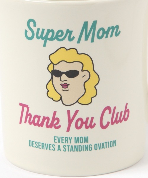 niko and...（ニコアンド）の「【Super Mom】マグカップ/容量320ml（グラス/マグカップ/タンブラー・レディース・ブルー/アイボリー・0）」の10枚目の写真