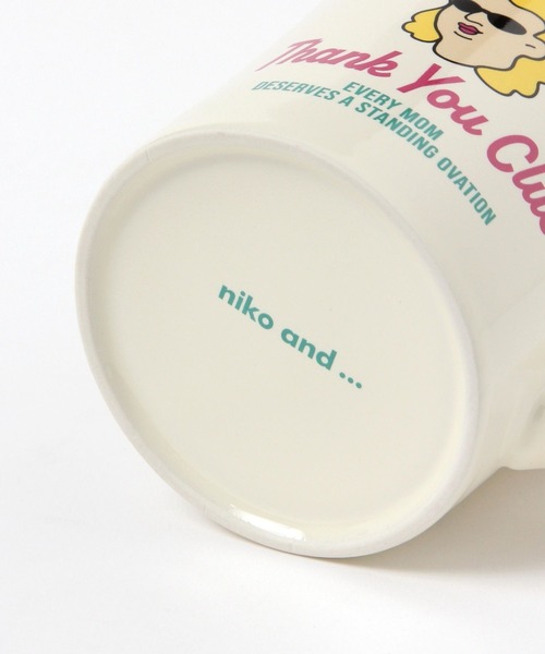 niko and...（ニコアンド）の「【Super Mom】マグカップ/容量320ml（グラス/マグカップ/タンブラー・レディース・ブルー/アイボリー・0）」の13枚目の写真