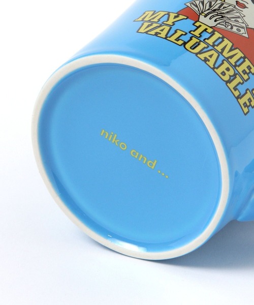 niko and...（ニコアンド）の「【Super Mom】マグカップ/容量320ml（グラス/マグカップ/タンブラー・レディース・ブルー/アイボリー・0）」の18枚目の写真