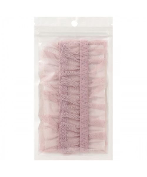 AMOSTYLE BY Triumph（アモスタイルバイトリンプ）の「デザインストラップ フリル AMST400 Strap JX（その他アンダーウェア/インナー・レディース・バイオレット/ホワイト・FREE）」の2枚目の写真