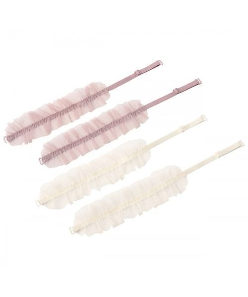 AMOSTYLE BY Triumph（アモスタイルバイトリンプ）の「デザインストラップ フリル AMST400 Strap JX（その他アンダーウェア/インナー・レディース・バイオレット/ホワイト・FREE）」の3枚目の写真