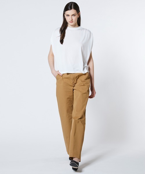 Sov.(ソブ)の「コットンツイル テーパードパンツ(その他パンツ・レディース・カーキ/キャメル・36/38)」の14枚目の写真