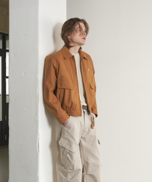 SPERONE(スペロネ)の「スエードシグネチャークロップジャケット(キャメル)(ライダースジャケット・メンズ・その他・1/2)」の2枚目の写真
