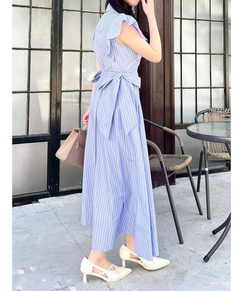 dazzlin(ダズリン)の「ステッチワークコルセットシャツワンピース(ワンピース・レディース・ブルー/オフホワイト・MEDIUM/SMALL)」の20枚目の写真