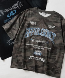 【13】スプレー加工 グラフィックロゴ ユーズドライクTシャツ