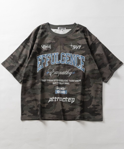 JOHN'S CLOSET(ジョンズクローゼット)の「【13】スプレー加工 グラフィックロゴ ユーズドライクTシャツ(Tシャツ/カットソー・メンズ・ピンク/カーキ/ブラック/アイボリー・MEDIUM/LARGE)」の14枚目の写真