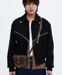 NONOVERSTIC（ノンオーバースティック）の「Western Belt Bag Chocolate（メッセンジャーバッグ）」
