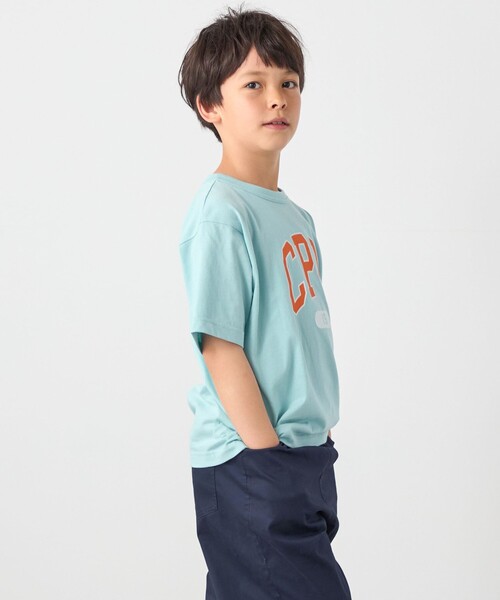 Champion(チャンピオン)の「Champion:〈洗濯機可能〉CPN プリント Tシャツ<KIDS>(Tシャツ/カットソー・キッズ・ナチュラル/ライトブルー/ブラック・120/140/150/130)」の18枚目の写真