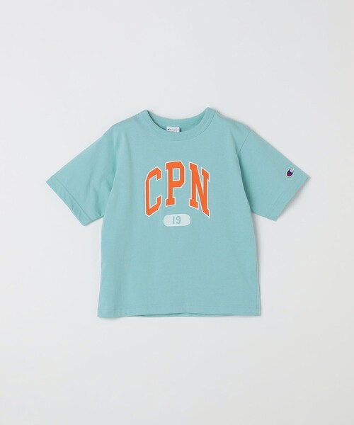 Champion(チャンピオン)の「Champion:〈洗濯機可能〉CPN プリント Tシャツ<KIDS>(Tシャツ/カットソー・キッズ・ナチュラル/ライトブルー/ブラック・120/140/150/130)」の22枚目の写真