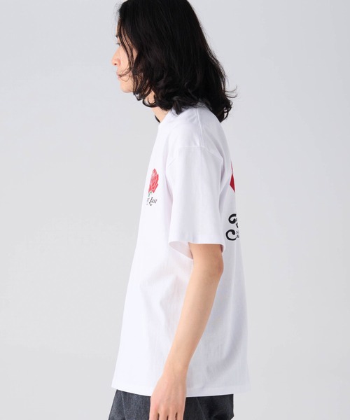 BEDWIN & THE HEARTBREAKERS(ベドウィン アンド ザ ハートブレイカーズ)の「S/S PRINTED TEE "ROSE"(Tシャツ/カットソー・メンズ・ブラック/ホワイト・LARGE/MEDIUM/SMALL/XX-LARGE/X-LARGE)」の7枚目の写真