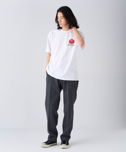 BEDWIN & THE HEARTBREAKERS(ベドウィン アンド ザ ハートブレイカーズ)の「S/S PRINTED TEE "ROSE"(Tシャツ/カットソー・メンズ・ブラック/ホワイト・LARGE/MEDIUM/SMALL/XX-LARGE/X-LARGE)」の18枚目の写真