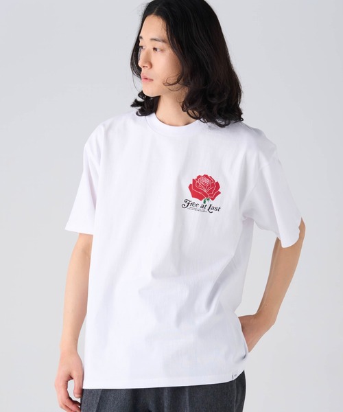BEDWIN & THE HEARTBREAKERS(ベドウィン アンド ザ ハートブレイカーズ)の「S/S PRINTED TEE "ROSE"(Tシャツ/カットソー・メンズ・ブラック/ホワイト・LARGE/MEDIUM/SMALL/XX-LARGE/X-LARGE)」の6枚目の写真