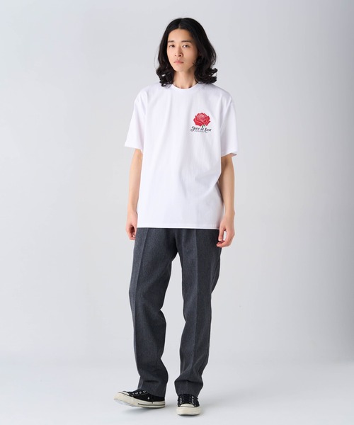 BEDWIN & THE HEARTBREAKERS(ベドウィン アンド ザ ハートブレイカーズ)の「S/S PRINTED TEE "ROSE"(Tシャツ/カットソー・メンズ・ブラック/ホワイト・LARGE/MEDIUM/SMALL/XX-LARGE/X-LARGE)」の19枚目の写真