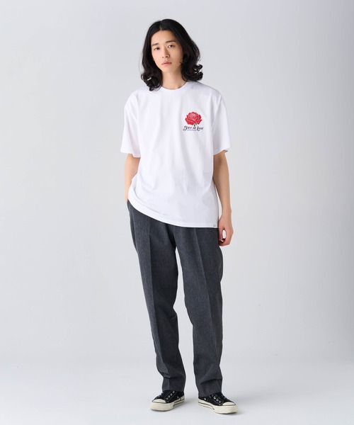 BEDWIN & THE HEARTBREAKERS(ベドウィン アンド ザ ハートブレイカーズ)の「S/S PRINTED TEE "ROSE"(Tシャツ/カットソー・メンズ・ブラック/ホワイト・LARGE/MEDIUM/SMALL/XX-LARGE/X-LARGE)」の20枚目の写真