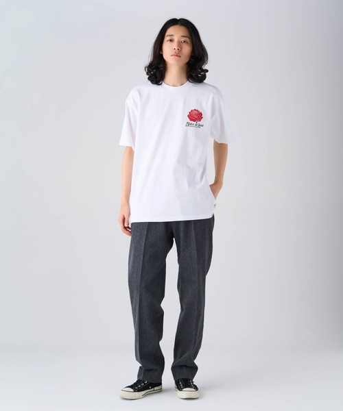 BEDWIN & THE HEARTBREAKERS(ベドウィン アンド ザ ハートブレイカーズ)の「S/S PRINTED TEE "ROSE"(Tシャツ/カットソー・メンズ・ブラック/ホワイト・LARGE/MEDIUM/SMALL/XX-LARGE/X-LARGE)」の21枚目の写真