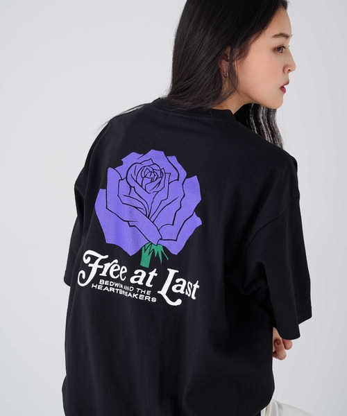BEDWIN & THE HEARTBREAKERS(ベドウィン アンド ザ ハートブレイカーズ)の「S/S PRINTED TEE "ROSE"(Tシャツ/カットソー・メンズ・ブラック/ホワイト・LARGE/MEDIUM/SMALL/XX-LARGE/X-LARGE)」の17枚目の写真