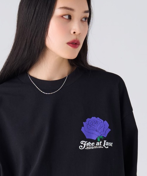 BEDWIN & THE HEARTBREAKERS(ベドウィン アンド ザ ハートブレイカーズ)の「S/S PRINTED TEE "ROSE"(Tシャツ/カットソー・メンズ・ブラック/ホワイト・LARGE/MEDIUM/SMALL/XX-LARGE/X-LARGE)」の10枚目の写真
