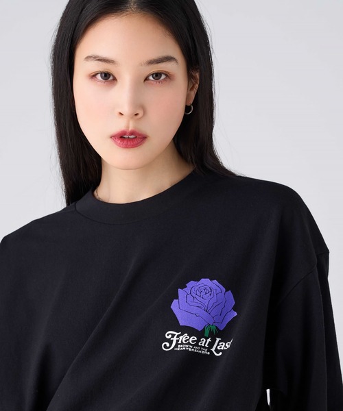 BEDWIN & THE HEARTBREAKERS(ベドウィン アンド ザ ハートブレイカーズ)の「S/S PRINTED TEE "ROSE"(Tシャツ/カットソー・メンズ・ブラック/ホワイト・LARGE/MEDIUM/SMALL/XX-LARGE/X-LARGE)」の9枚目の写真