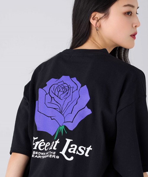 BEDWIN & THE HEARTBREAKERS(ベドウィン アンド ザ ハートブレイカーズ)の「S/S PRINTED TEE "ROSE"(Tシャツ/カットソー・メンズ・ブラック/ホワイト・LARGE/MEDIUM/SMALL/XX-LARGE/X-LARGE)」の16枚目の写真